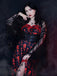 Black 1950s Skull Lace Strap Dress: where 1950s romance meets her modern spirit