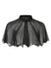 Black 1950s Solid Bat Wing Sheer Cape, vintage fashion, retro style - perfect for women who love vintage and retro fashion