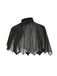 Black 1950s Solid Bat Wing Sheer Cape, vintage fashion, retro style - perfect for women who love vintage and retro fashion