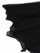 Black 1950s Solid Bat Wing Sheer Cape, vintage fashion, retro style - perfect for women who love vintage and retro fashion