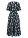 Blue 1960s Vintage Classic Dress 3