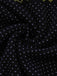 Black 1960s Dots Halloween Ghost Sweater Dress - vintage dress, retro fashion, classic black