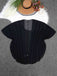 Black 1960s Solid Dolman Sleeve Loose Cover Up - vintage fashion, retro style, classic black