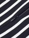 Black 1960s Striped Patchwork Lapel Pencil Dress, vintage dress, retro fashion - perfect for women who love vintage and retro fashion