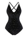 1960s Velvet Back Cross Straps | 1960s | vintage swimsuit, retro beachwear