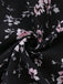 Black 1940s Floral Halter Vintage Dress 6