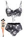 Black 1970s Tankini