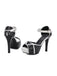 Black Fish Mouth Buckle High Heels Shoes, vintage shoes, retro heels - perfect for women who love vintage and retro fashion
