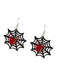 She adds this Black Halloween Spider Web Earrings and suddenly it's vintage perfection