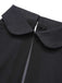 Black & Orange 1950s 3D Butterfly Cloak Dress: timeless style reimagined