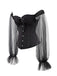 Black Steampunk Ruffle Off-Shoulder Corset — vintage elegance for the modern woman
