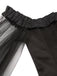 Black Steampunk Ruffle Off-Shoulder Corset: timeless style reimagined