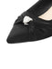 Black Twist Beading Kitten Heels Shoes, vintage shoes, retro heels - perfect for women who love vintage and retro fashion