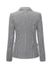 This Black & White 1950s Double Breasted Houndstooth Blazer is her armor of 1950s elegance