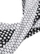 Black & White 1950s Polka Dot Halter Swimsuit, vintage swimsuit, pin-up swimwear - perfect for women who love vintage and retro fashion