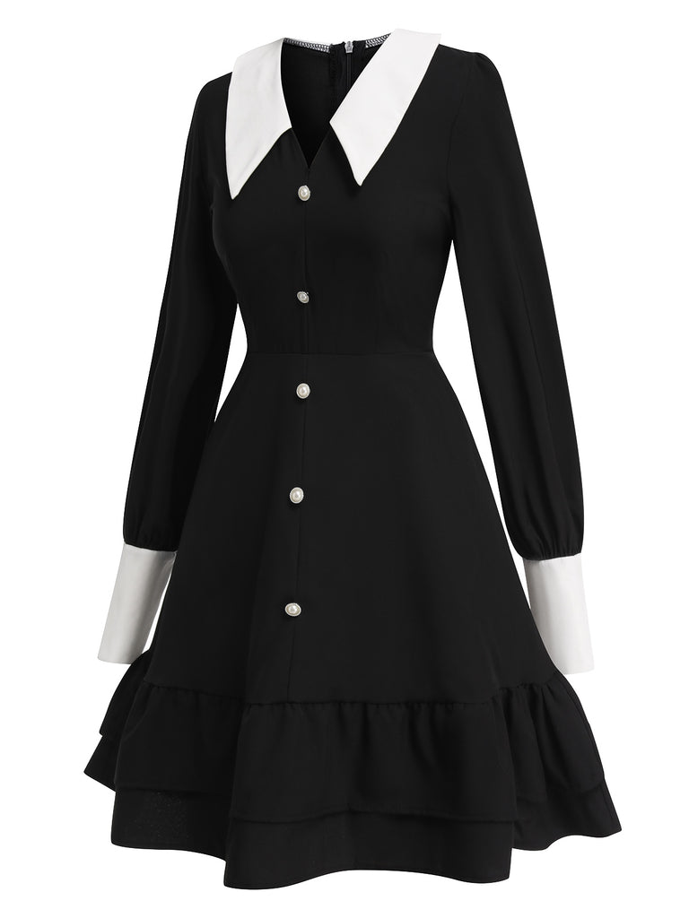 1960s Doll Collar Skater Dress | 1960s | vintage dress, retro fashion