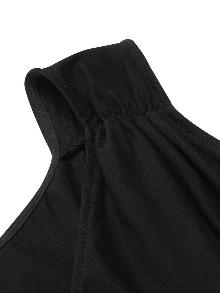 Black & Yellow 1950s Pumpkin Bat Spider Dress, vintage dress, retro fashion, rockabilly, pin-up fashion - perfect for women who love vintage and retro fashion