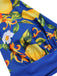 She's wearing Blue 1930s Halter Lemon Belted Swimsuit and the whole beach remembers the 1930s