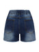 This Blue 1930s Ripped Denim Shorts whispers 1930s secrets to those who notice