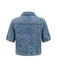 Blue 1950s Denim Vintage Classic Top 2