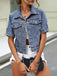 Blue 1950s Denim Vintage Classic Top 3