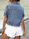 Blue 1950s Denim Vintage Classic Top 6