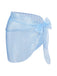 This Blue 1950s Plaids Mesh Cover-Up whispers 1950s secrets to those who notice