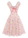 Blue 1950s Vintage Swing Dress 3
