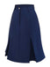 Blue 1960s High-Waist Pleat Denim Skirt | vintage skirt, retro style, swing skirt - perfect for retro fashion enthusiasts