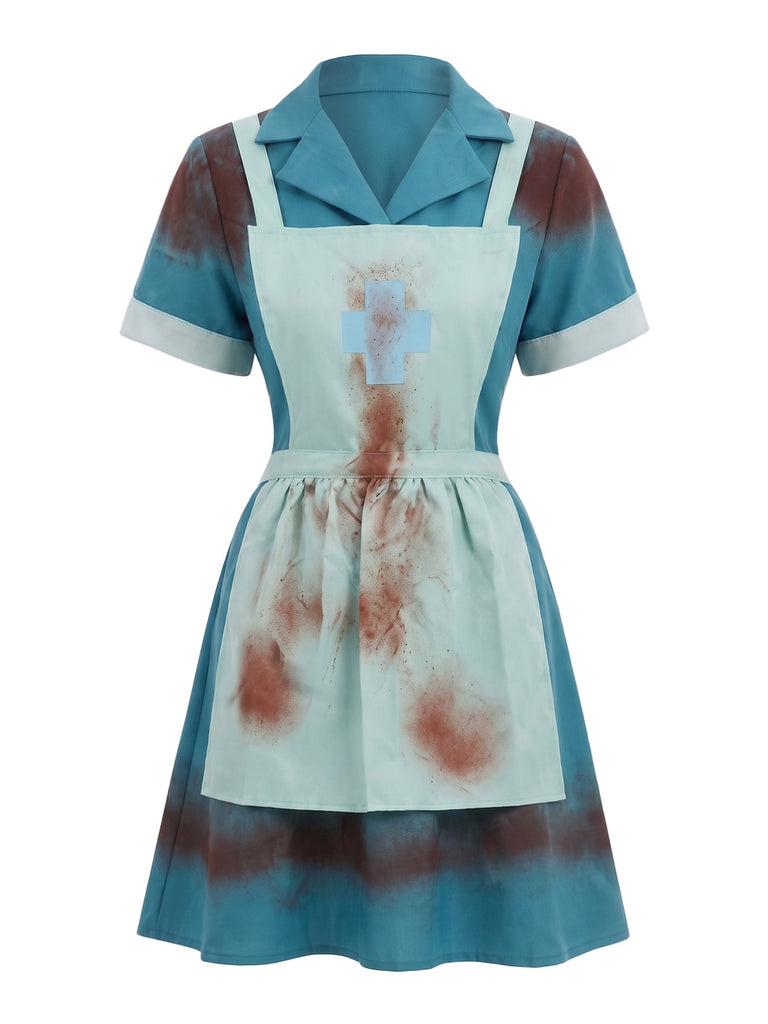 Blue 1960s Vintage Classic Dress 2
