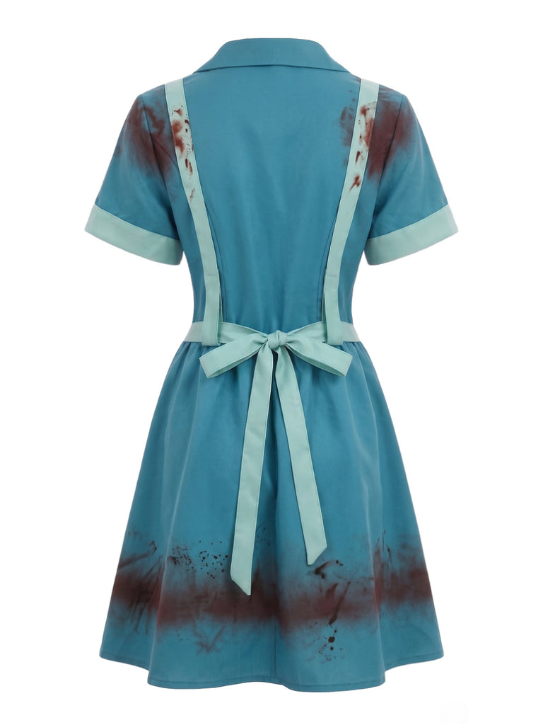 Blue 1960s Vintage Classic Dress 3
