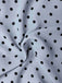 Blue 1960s Polka Dot V-Neck Pencil Dress, vintage dress, retro fashion - perfect for women who love vintage and retro fashion