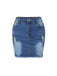 She sways in this Blue 1960s Ripped Denim Skirt and it's pure 1960s magic