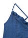 Blue 1960s Spaghetti Strap Denim High-Low Dress: beautiful vintage dress, retro fashion, elegant style with timeless appeal
