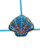 Blue 1970s Shell & Starfish Bikini Set: beautiful vintage swimwear, retro swimsuit, pin-up style with timeless appeal