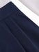 Blue & White 1950s Solid Patchwork Dress: timeless style reimagined