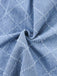 Close-up of blue fabric with white dot pattern