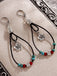 Bohemian Floral Beaded Earrings