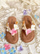 Multicolor Bohemian Holiday Flat Sandals Shoes, vintage shoes, retro heels - perfect for women who love vintage and retro fashion