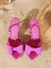 Bow Slingback Stiletto Heels Shoes - vintage shoes, retro heels for vintage lovers