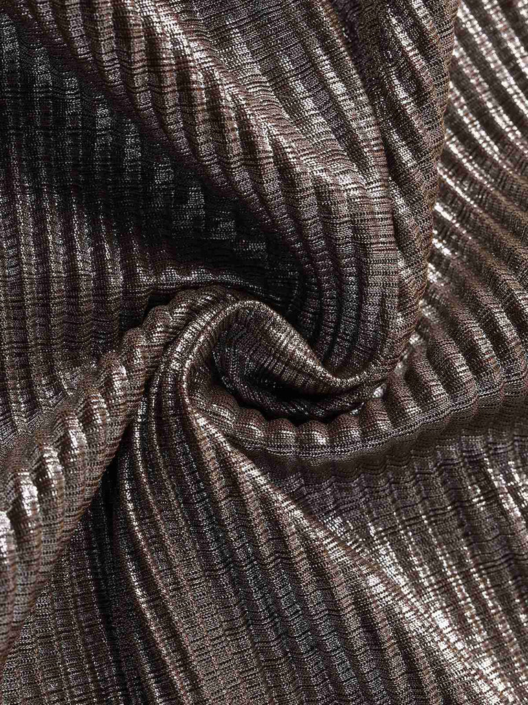Brown 1930s Deep V Metallic Cut-Out Maxi Dress: beautiful vintage dress, retro fashion, elegant style with timeless appeal