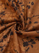 Brown 1930s Ditsy Floral Lapel Maxi Dress - vintage dress, retro fashion