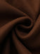 Brown 1930s Notched Collar Faux-Wool Long Coat - vintage fashion, retro style