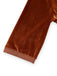 Brown 1940s Lapel Velvet Mock Two-Piece Solid Dress - vintage dress, retro fashion
