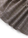Brown 1950s Bow Houndstooth Pleated Dress - vintage dress, retro fashion, rockabilly