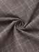 Brown 1950s Lapel Plaid Bow Dress - vintage dress, retro fashion, rockabilly