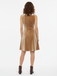 Brown 1960s Christmas Gingerbread Velvet Dress - vintage dress, retro fashion
