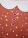 1960s Christmas Gingerbread Man A-Line Dress