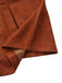 Light Brown 1940s Double-breasted Metal Button Suede Cape