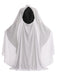 2PCS 1980s Medieval Court Halloween Costume Dress & Backless Shawl